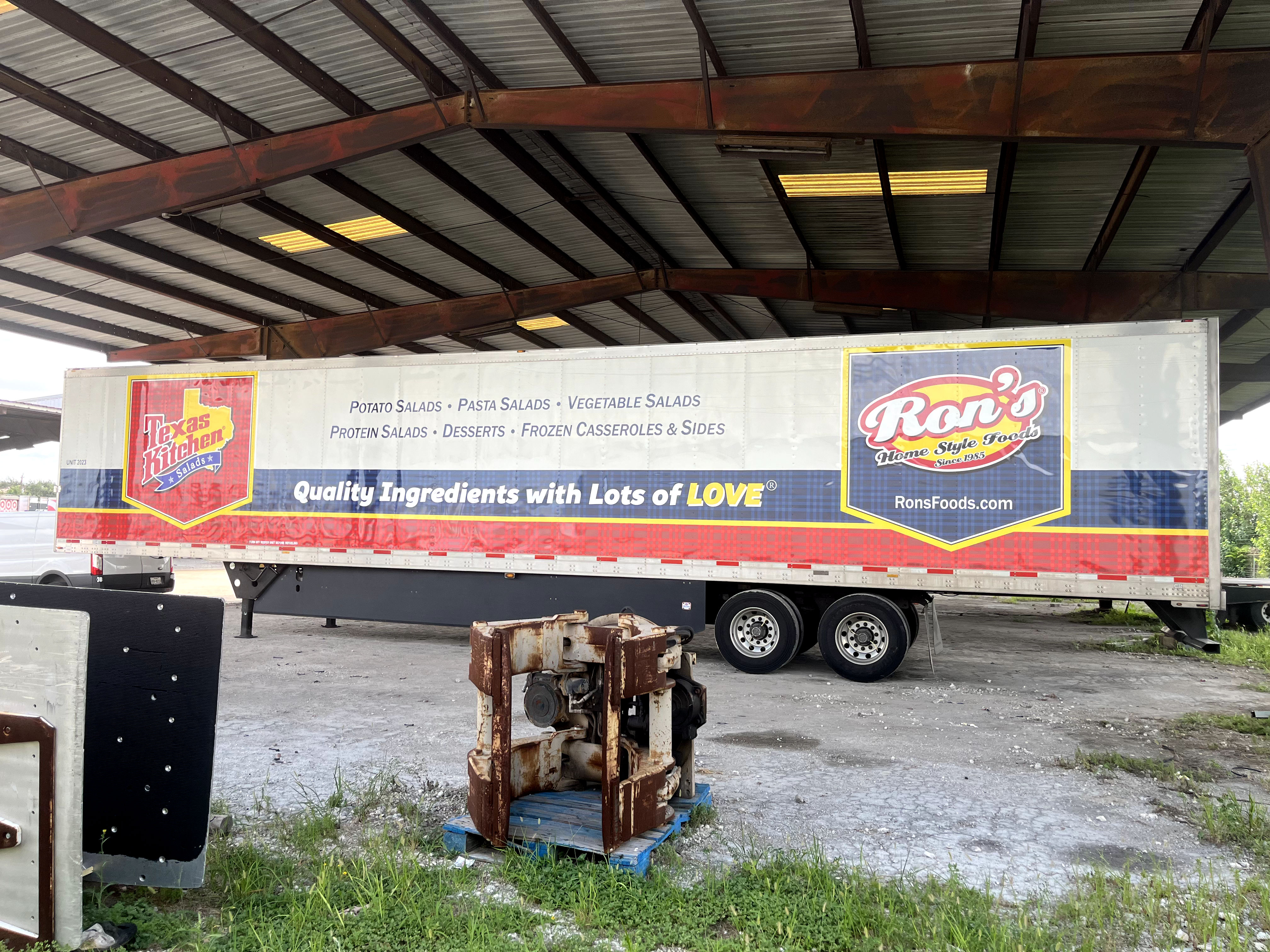 Large truck wrap