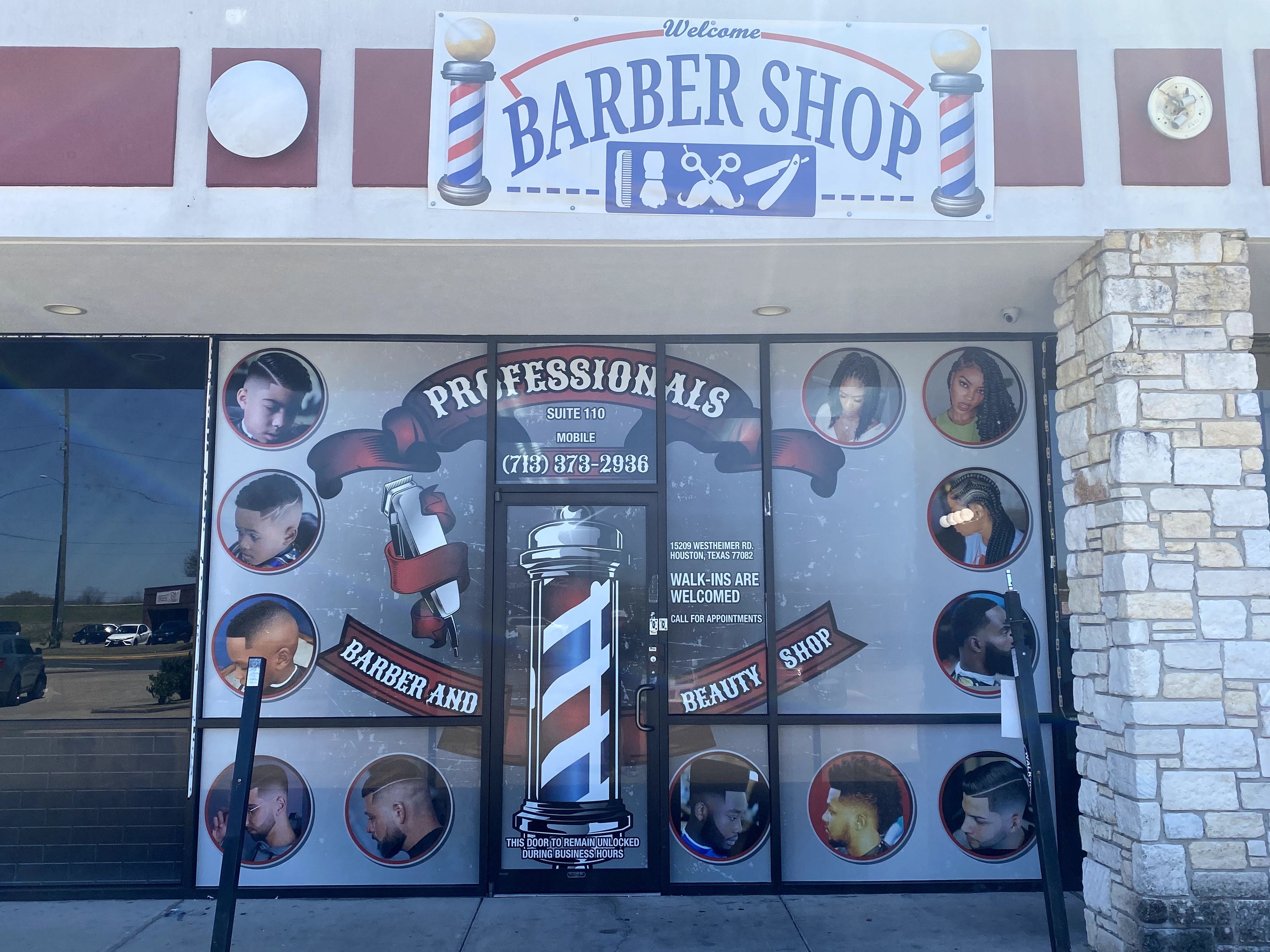 Barbershop graphics or install